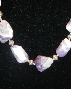 Cape Amethyst & Sterling Chain